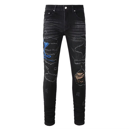 KARL Blue Snake Pants