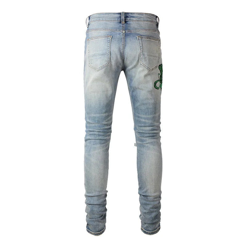 KARL Green Snake Pants