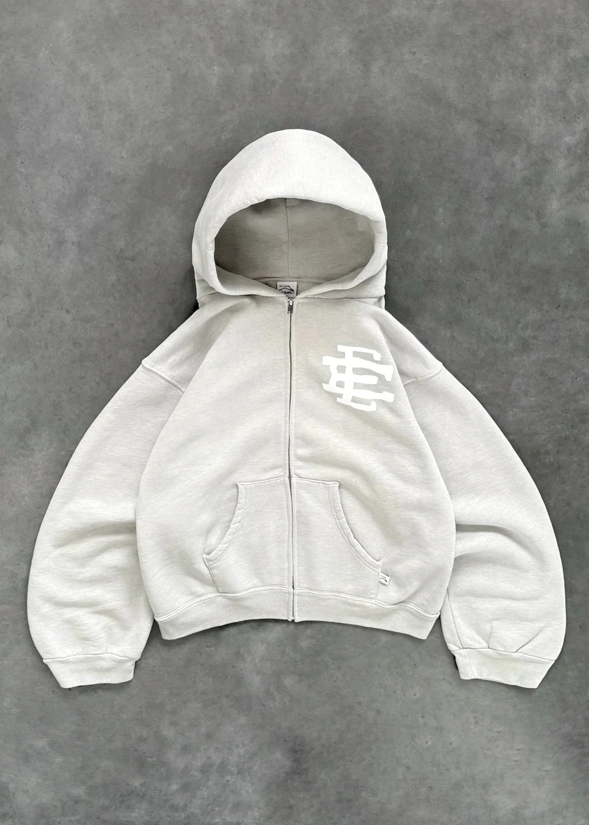 Karl Blu and white Hoodie mit zip 