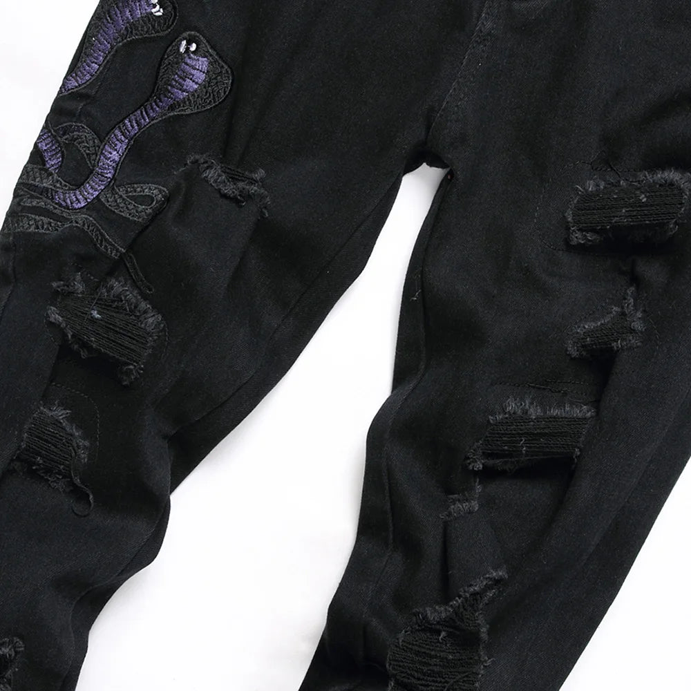 KARL Purple Snake Pants